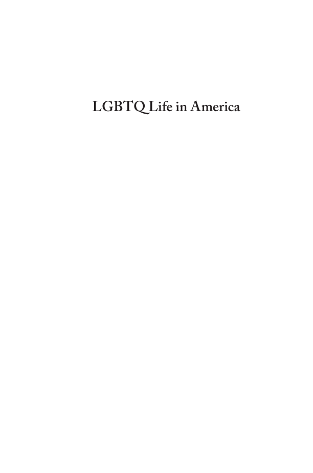 LGBTQ Life in America: Examining the Facts page i