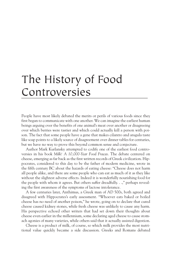 Debating Your Plate: The Most Controversial Foods and Ingredients page 15