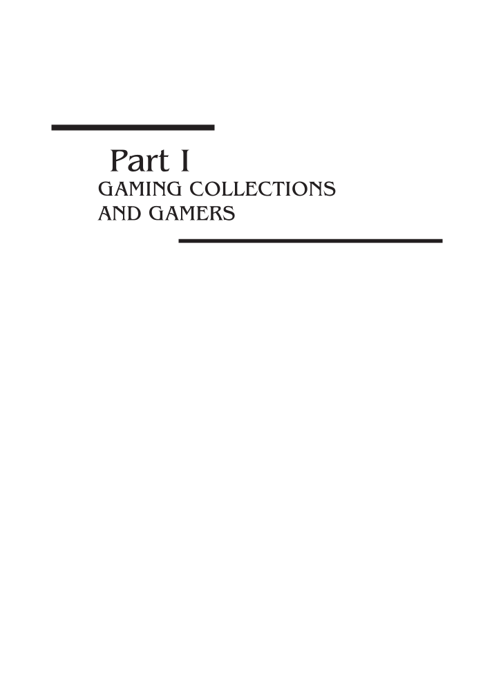 Librarian's Guide to Games and Gamers: From Collection Development to Advisory Services page 1