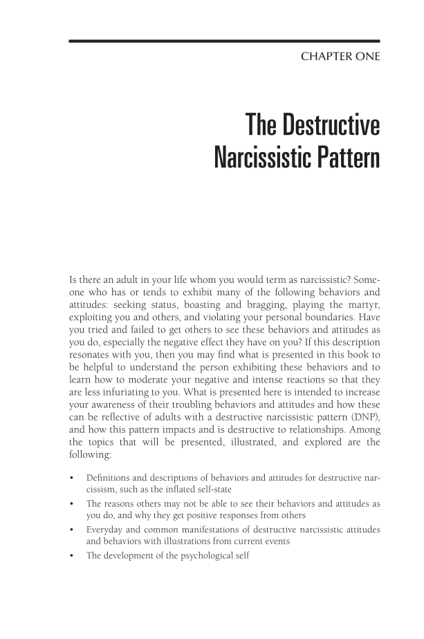 Understanding Narcissists: How to Cope with Destructive People in Your Life page 1