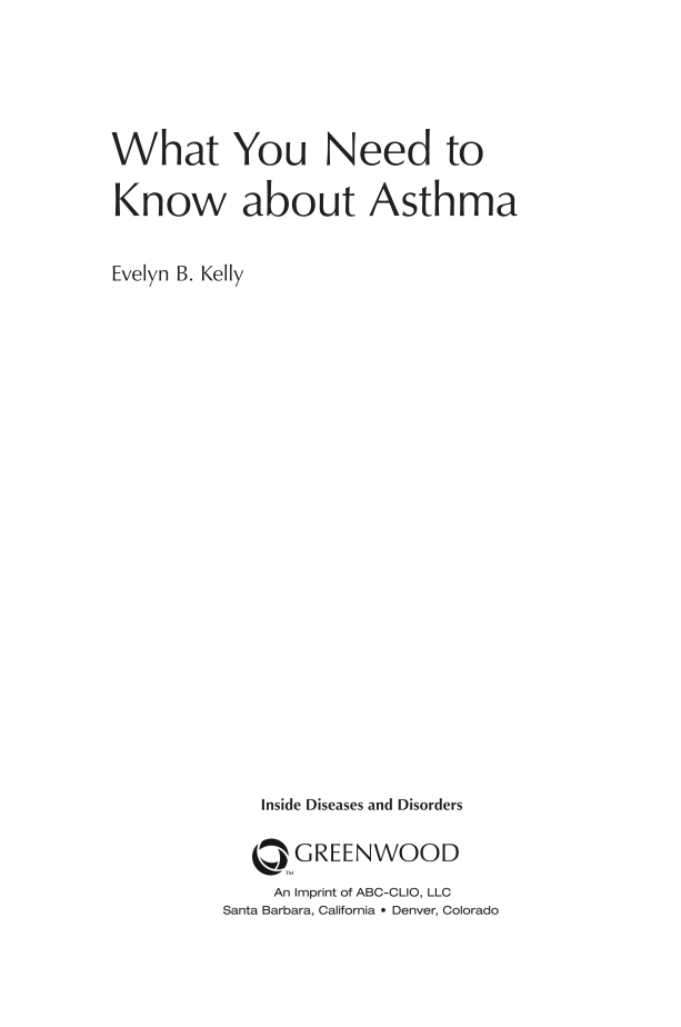 What You Need to Know about Asthma page iii