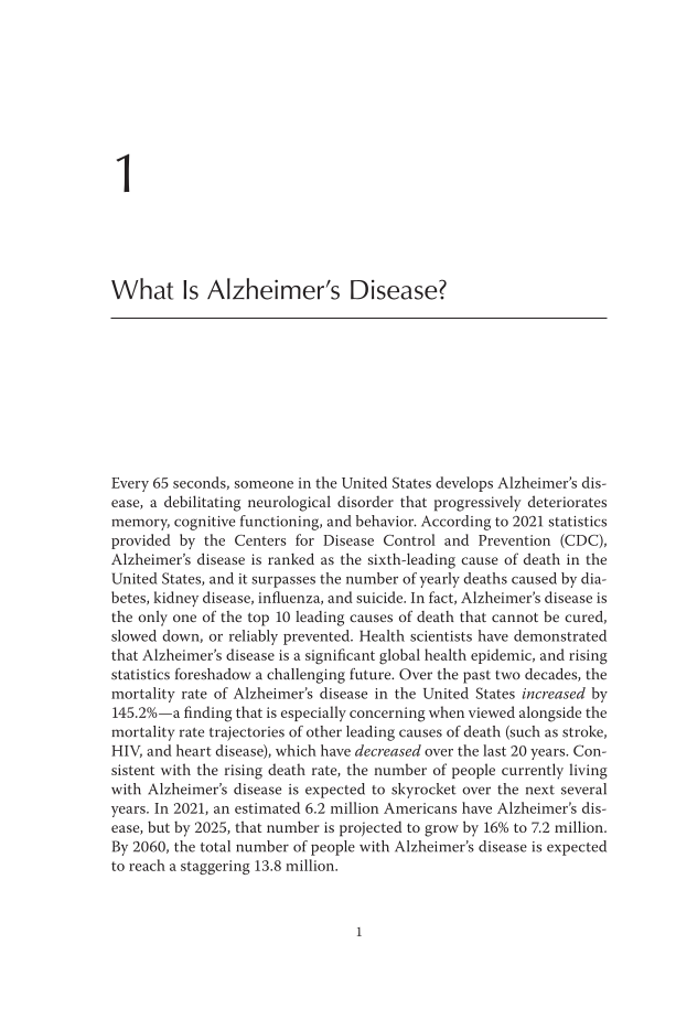 What You Need to Know about Alzheimer's Disease page 1
