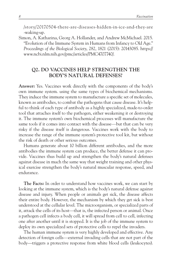 Vaccination: Examining the Facts page 8