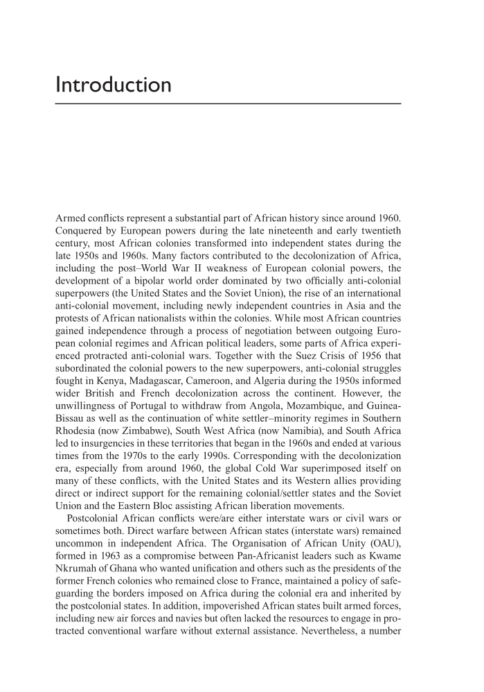 Modern African Conflicts: An Encyclopedia of Civil Wars, Revolutions, and Terrorism page xv