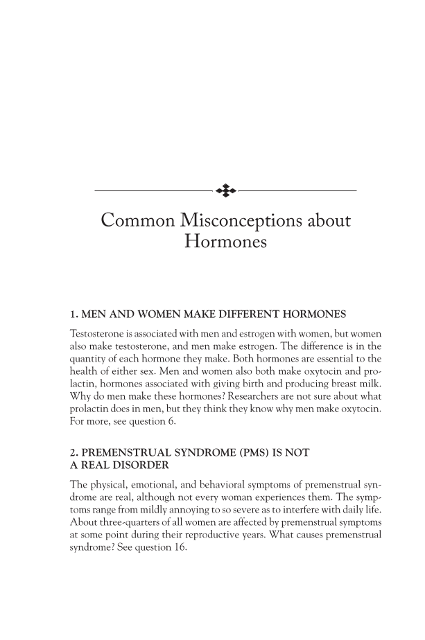 Hormones: Your Questions Answered page xxiii