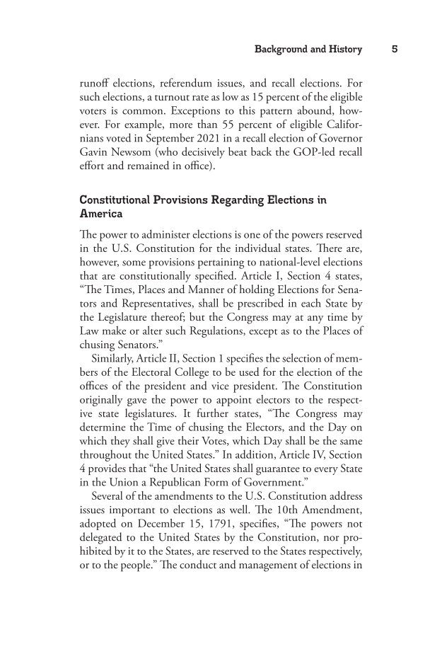 Elections in America: A Reference Handbook page 5