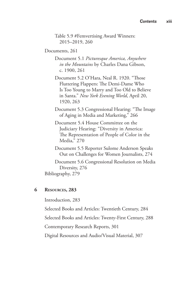 Women in Media: A Reference Handbook page xiii