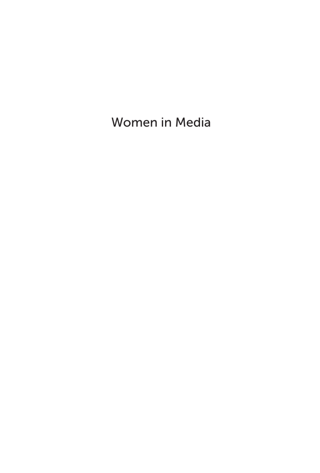 Women in Media: A Reference Handbook page 1