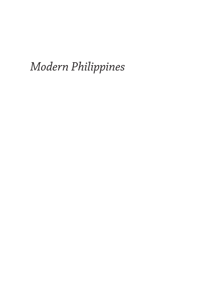 Modern Philippines page i