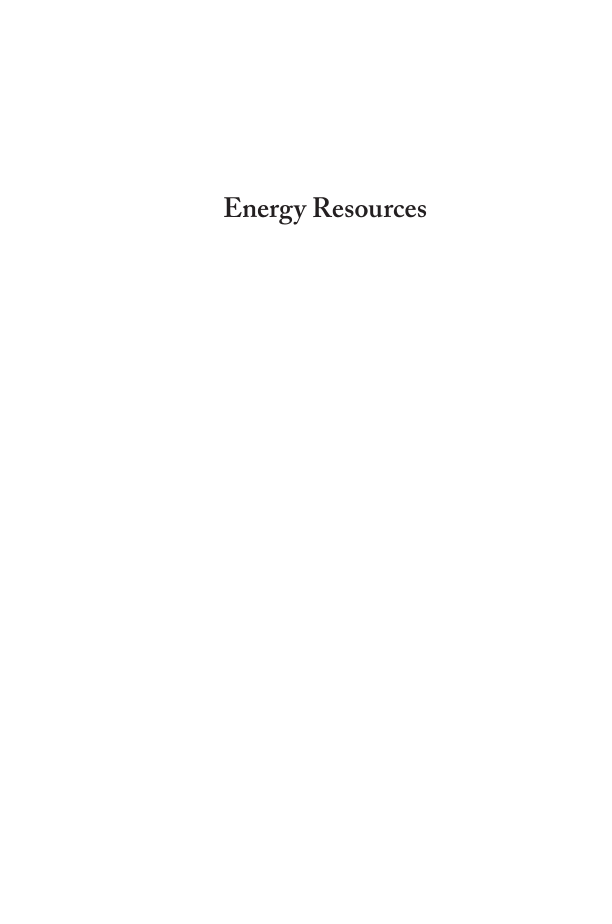 Energy Resources: Examining the Facts page i