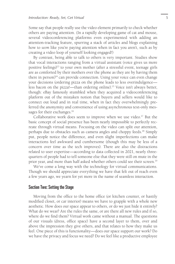 The 10-Second Commute: New Realities of Virtual Work page 5