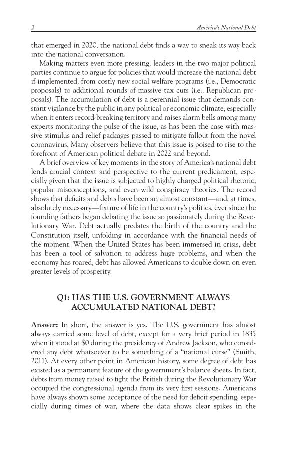 America's National Debt: Examining the Facts page 2