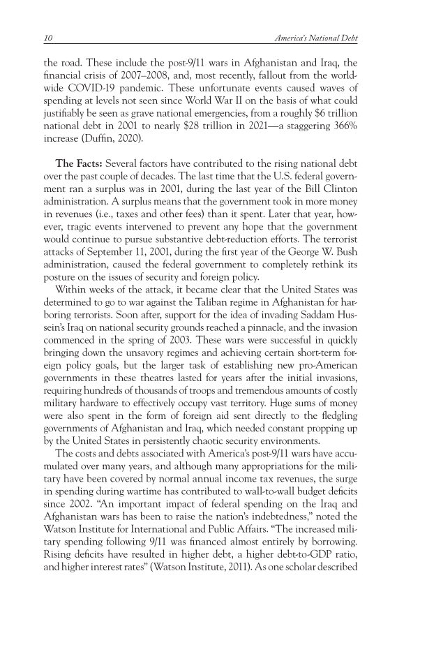 America's National Debt: Examining the Facts page 10
