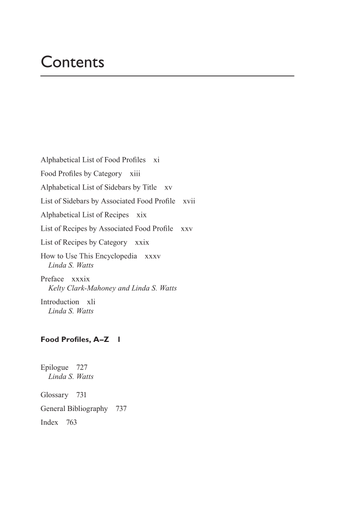 Food and World Culture: Issues, Impacts, and Ingredients [2 volumes] page i:ix