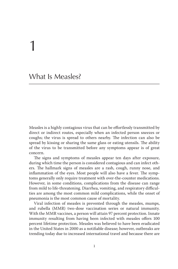 What You Need to Know about Measles page 1