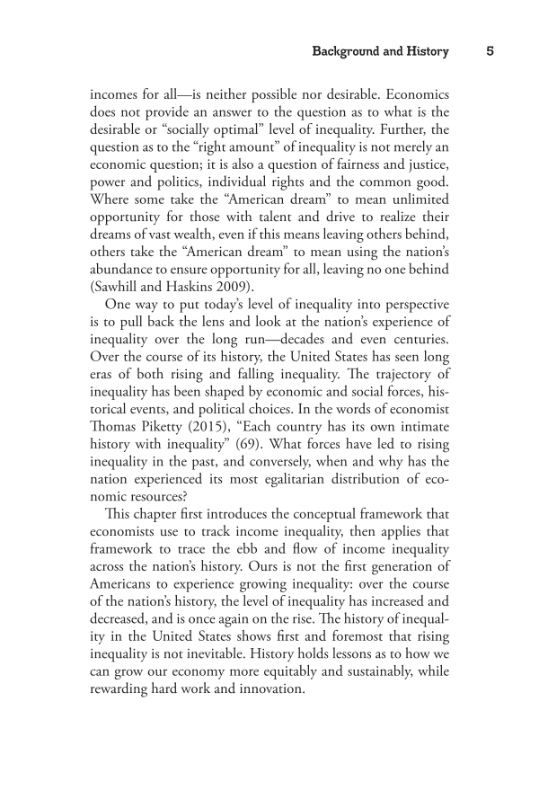 Income Inequality in America: A Reference Handbook page 5